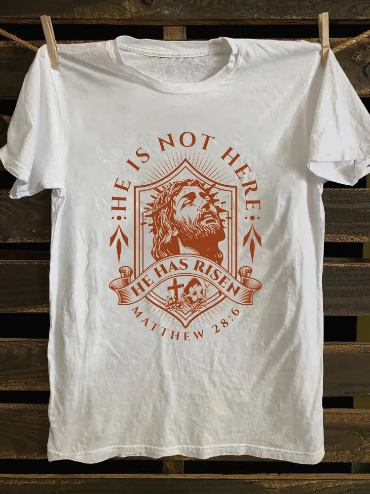 He Is Not Here Women T-Shirt